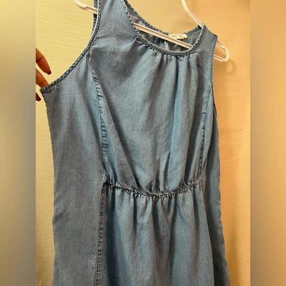 🔴Beachlunchlounge midi denim look dress size medium summer spring - Picture 3 of 9
